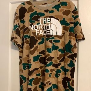 North Face camo tee